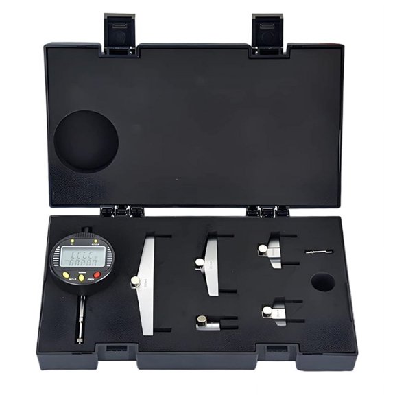 Digital Inner and Outer Radius Measuring Instrument with 10mm/20mm/30mm/60mm/100mm Replaceable Measuring Claws 0-12.7mm