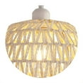 thumbnail image 2 of 30x18CM Chandelier Hemp Rope Hand-woven Cafe Chinese Rattan Kitchen Island Dining Hall Corridor Light, 2 of 5