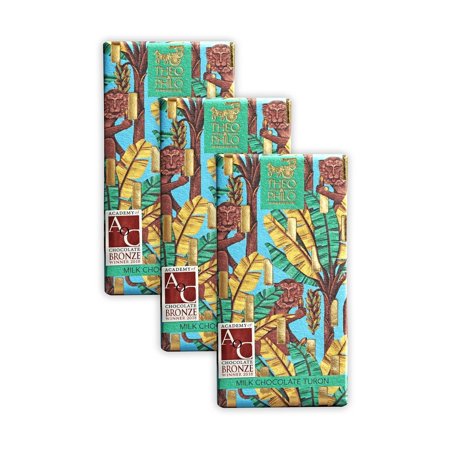 Turon 44% Milk Chocolate 3 Pack - Filipino Chocolate - Bean-to-Bar, Direct Sourced, Made at , Single , Woman Owned, BIPOC Owned, Award Winning - Bundle