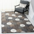 thumbnail image 2 of SAFAVIEH Fifth Avenue Dedan Geometric Wool Area Rug, Ivory/Grey, 4' x 6', 2 of 8