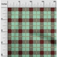 thumbnail image 1 of oneOone Silk Tabby Mint Green Fabric Gingham Check Quilting Supplies Print Sewing Fabric By The Yard 42 Inch Wide, 1 of 4