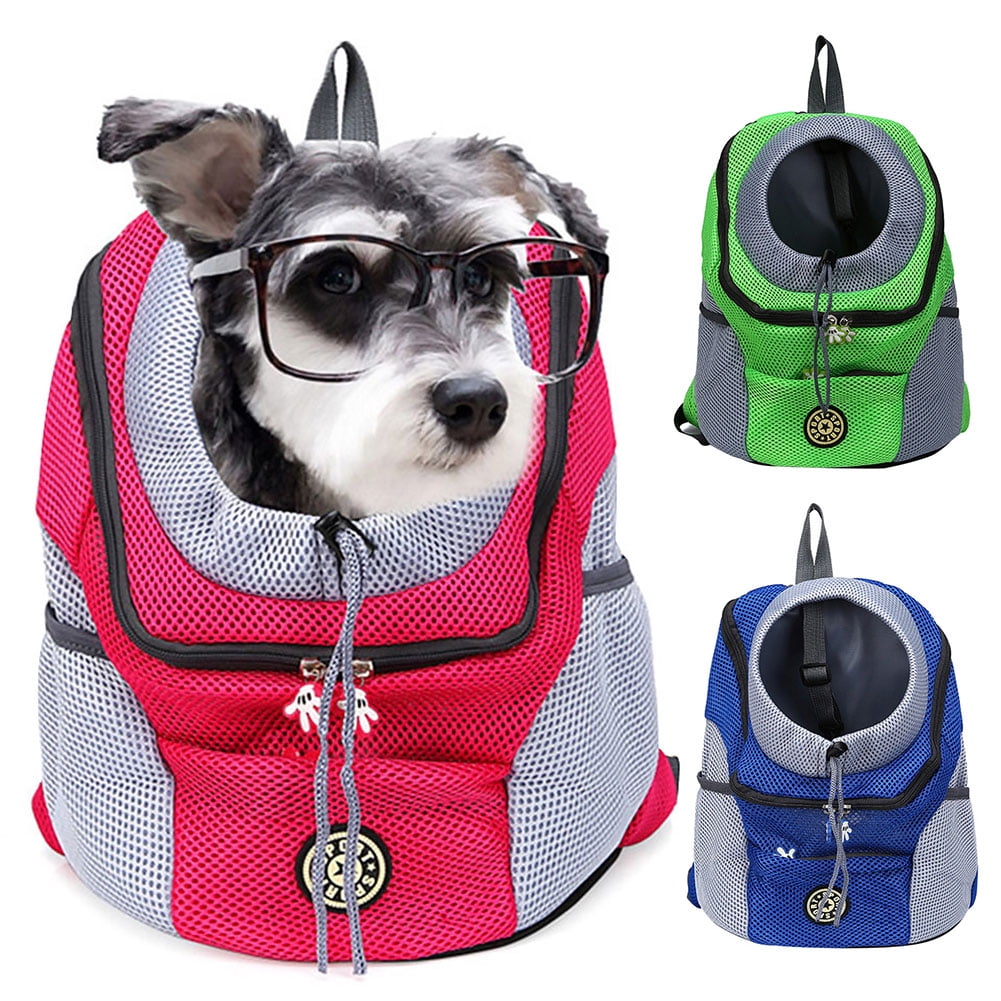 Nylon Breathable Pet Carrier Dog Front Chest Backpack Outdoor Travel Cat Puppy 