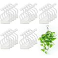 thumbnail image 1 of Clips de Soporte para Plantas Trepadoras 100 Piezas Clips de Vid Autoadhesivos Gancho para Plantas Fijador de Pared Invisible para Vides de Jardín Blanco para Vides de Jardín Órgano de Alambre, 1 of 5