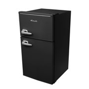 Avanti Retro Series Compact Refrigerator and Freezer, 3.1 cu. ft., in Black (RMRT30X1B-IS)