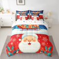 thumbnail image 2 of Castle Fairy Kids Santa Claus 7-Piece Twin Bedding Sets,Merry Christmas Bedding Comforter Set,Xmas Gifts Breathable Sheet Sets,Microfiber Bedroom Decor, 2 of 8