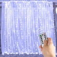 thumbnail image 4 of RGB Fairy Lights, LED Curtain Lights (USB Type) with Remote Control String Lights, Perfect for Bedroom, Wedding, Party Decor Lights, Christmas Room Decor, 4 of 14