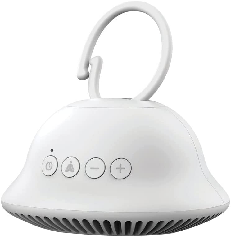 Homedics  Sound Spa® On-The-Go with 4 Soothing Sounds: Shushing, Heartbeat, White Noise, Lullaby, AAA Battery Powered, Clip-On Design, Portable Baby Sound Machine,Auto-Off Time(MYB-S120)