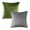Light Green & Dark Gray, variant on Phantoscope Decorative Throw Pillow Set, Soft Silky Velvet & Soft Pleated Velvet Bundle, for Sofa Couch Bedroom, Navy, 18" x 18"