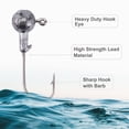 thumbnail image 3 of Goture Fishing Soft Plastic Lures Kit Jig Head Hooks Crappie Lures Trout Bass Fishing Worm Lures Crappie Jigs Fishing Lures Set with Tackl Box for Freshwater Saltwater Fishing, 3 of 7