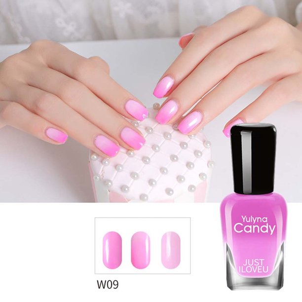 Fiudx Ofertas De La Semana Esmalte De Uñas Con Cambio De Control De Temperatura, Manicura Duradera Sin Hornear Y Esmalte De Uñas De Secado Rápido