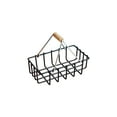 thumbnail image 2 of shamjina 1/8 1/6 Miniature Storage Basket with Handles for Bathroom Bedroom Ornaments Black, 2 of 8