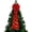 Red, variant on Blue Velvet Wired Ribbon Christmas Gift Wrapping Bow With 2.5 Inch Width And 19.69Ft Length, Flock Material For Crafts Wreaths And Tree Decoration 2.5X236.22In 0.22Lb
