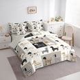 thumbnail image 3 of Castle Fairy Cute Dachshund Twin Bedding Sets,Cartoon Animal Dog Bedding Comforter Set, 3 of 8
