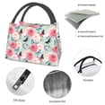 thumbnail image 4 of Easygdp Roses and Butterflies Bolsa de Almuerzo Insulada Reutilizable, Bolsa de Mano y Bandolera para Oficina, Trabajo, Viajes, 4 of 6