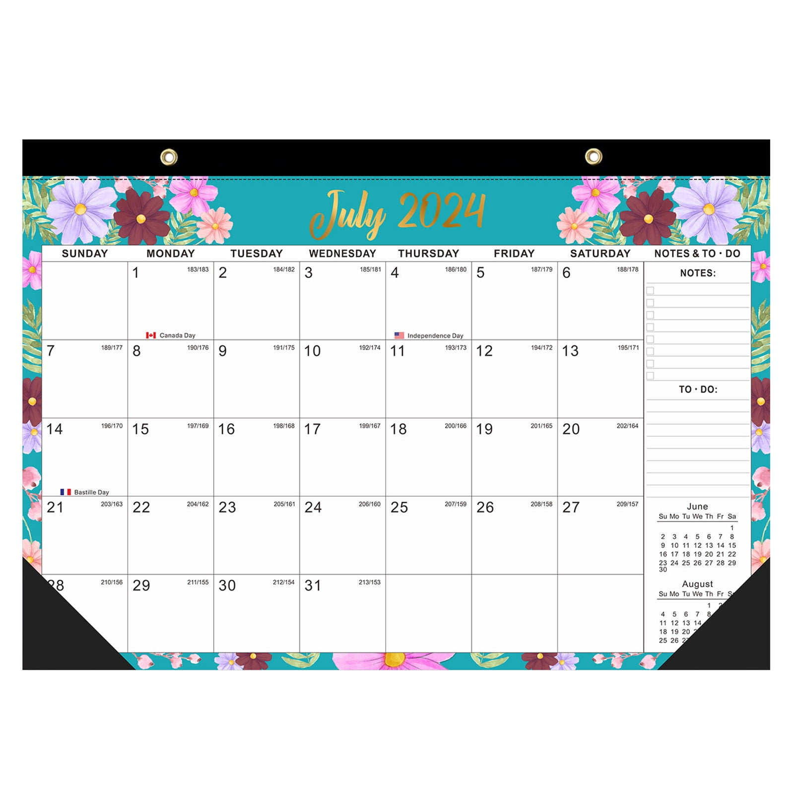 AT-A-GLANCE QuickNotes 2026 Monthly Desk Pad Calendar - View #10