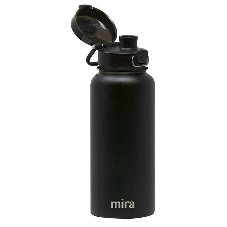 Mira Water Bottle Unboxing: Stainless Steel - 34oz / 1L - Black 