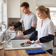 thumbnail image 6 of BlinkLLX 4 Pairs Waterproof Sleeves for Arms Reusable Oilproof Oversleeves PVC Farmers Arm Sleeve Cover for Cleaning Cooking, 6 of 7