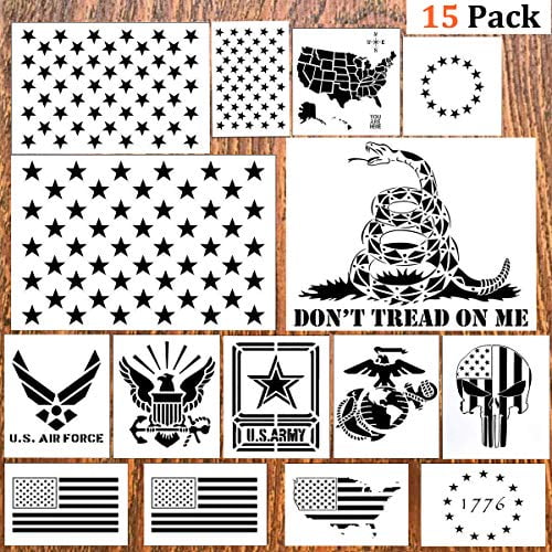 21 American Flag Stencil Template - Best Template Design