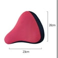 thumbnail image 3 of Bike Seat Cover Breathable Padded Bicycle Seat Cover for Cycling Riding Bicycle Riding Equipment Dark blue, 3 of 8