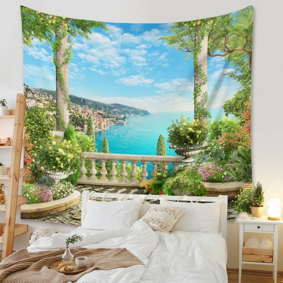 Tapestry Landscape Art Tapestries Living Room Bedroom Background Wall Hanging Home Decor 59"x79"