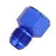 thumbnail image 4 of Adaptador reductor recto universal de 6 ángulos AN10 a 6 ángulos AN8 de aluminio azul para automoción, 4 of 11
