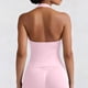 thumbnail image 4 of Yoga Tank Tops para Mujeres Fuera Del Hombro Push-Up Acolchado sin Costuras Espalda Fitness Pilates Transpirable Humedad-Wicking Poliéster, 4 of 9