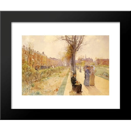 Boston Common 20x24 Framed Art Print by Childe Hassam