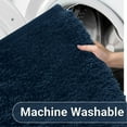 thumbnail image 5 of Bathroom Mat, Large Bath Mat 50x120cm Bath Mats for Bathroom, Non Slip Quick Drying Microfiber Absorbent Bathroom Rug, Navy Blue, 5 of 14