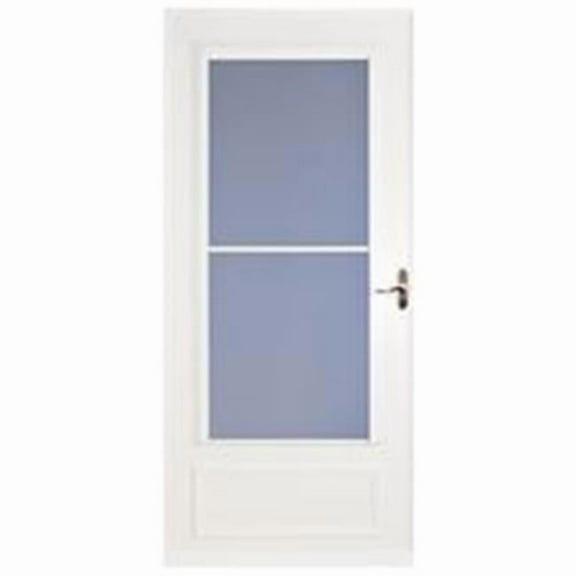 Larson 9550047 32" Midview Storm Door, White