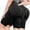 #0352-Black, variant on Womens High Waist Yoga Capri Pants Seamless Butt Lifting Elastic Solid for Gym Workout Daily