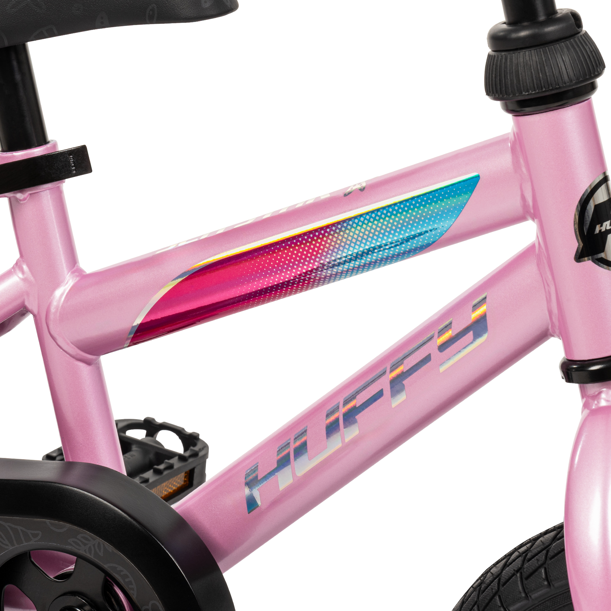 Huffy Sea Star 12 Inch Girls' Kids Bike, Bubblegum Pink photo 7