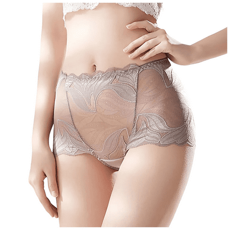 Meiodtion Underwear for Women Plus Size Cheeky Comfort Breathable Panties Sexy Cute Elastic Waist Seamless Panty Coffee XXL