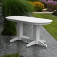 thumbnail image 1 of A &amp; L Furniture Poly 72 x 33 in. Oval Outdoor Dining Table, 1 of 11