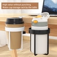 thumbnail image 2 of Visland Porte-Bouteilles d'Eau Design Grande Ouverture Forte Capacité de Charge Installation Simple Porte-Gobelets Organisateur de Table d'Appoint, 2 of 8