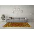 thumbnail image 3 of Ahgly Company Indoor Round Persian Yellow Traditional Area Rugs, 8' Round, 3 of 4
