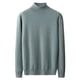 thumbnail image 5 of Suéter de lana de otoño e invierno, suéter de cachemira de cuello alto para hombre, suéter holgado de talla grande, suéter informal, camisa de base de cuello alto, 5 of 6
