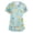 Blue-A#70526NN, variant on Cartoon Animal Print Womens Scrub Top Stretchy S-5XL Plus Size Women’s Nurse Uniforms with Pocket V Neck Short Sleeve Womens Scrubs