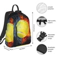 thumbnail image 2 of Disketp Tennis Ball In Fire And Water Mochila Ligera e Impermeable, Mochila de Día Resistente para Viajes, Senderismo y Uso Diario para Hombre y Mujer, 2 of 7