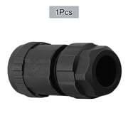E13 Waterproof Connector Network Switch Coupler Threaded Pin Straight Plug IP67