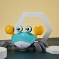 thumbnail image 3 of Animal Crawling Toy Children USB Recargable Inducción Electrónica Música educativa Playa Evite automáticamente Obstáculos Gift Blue Inevent FN001426-01B, 3 of 6