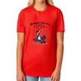 thumbnail image 2 of Fourth Of July American Inspired T-Shirt Women's Mommin' Like It's 1776 Festive Patriotic Short-Sleeve Tee, 2 of 5