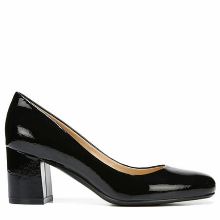naturalizer whitney pump black patent
