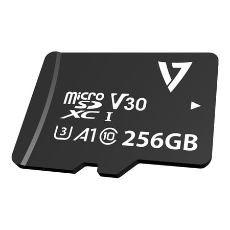 UPC: 0662919108217 | V7 VPMD256GU3 256 GB Class 10/UHS-III (U3) microSDXC