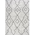 thumbnail image 3 of JONATHAN Y SANTA MONICA 8 x 10 Area Rug, Carwa Tribal Diamond Trellis - Ivory/Black, SMB128D-8, 3 of 10