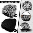 thumbnail image 3 of Lsupdaol 2 Pcs Distressed Knitted Beanie Fuzzy Winter Hats Thick Warm Beanie Hats for Men Women Outdoor Knit Cap, 3 of 7