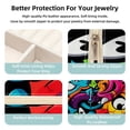 thumbnail image 3 of Graffiti Travel Portable Jewelry Organizer Box for Rings, Earrings, Necklaces, Bracelets, and More - Suitable for Girls and Women, 3 of 6