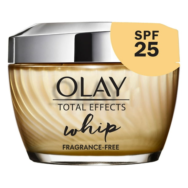 Olay Total Effects Whip Moisturizer, Fragrance-Free, SPF  