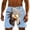 A264 Blue, variant on Xdegoge Funny Swim Trunks for Men 3D Animal Print Quick Dry Beach Shorts with Drawstring Novelty Graphic Boardshorts Elastic Waist Casual Summer Bathing Suit for Surfing
