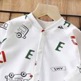 thumbnail image 4 of CAUYDY Baby Boys Romper Newborn Clothes Fall Winter Preemie Long Sleeve Bodysuit Infant Boy Pajamas Toddler Sleepwear 6 9 12 18 Months Red for Sizes 12-18 Months, 4 of 5
