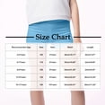 thumbnail image 5 of Jalioing Kids Summer Shorts Cotton Biker Shorts for Girls Solid Color Elastic Waist Casual Athletic Shorts, 5 of 5